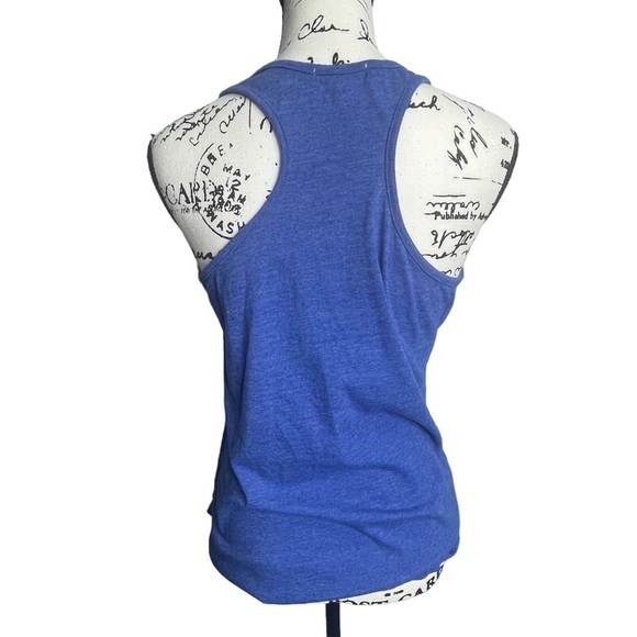 Tipsy Elves Womens Tank Top Blue Meowica Cat Graphic Lightweight 4th of Size M - Picture 4 of 7